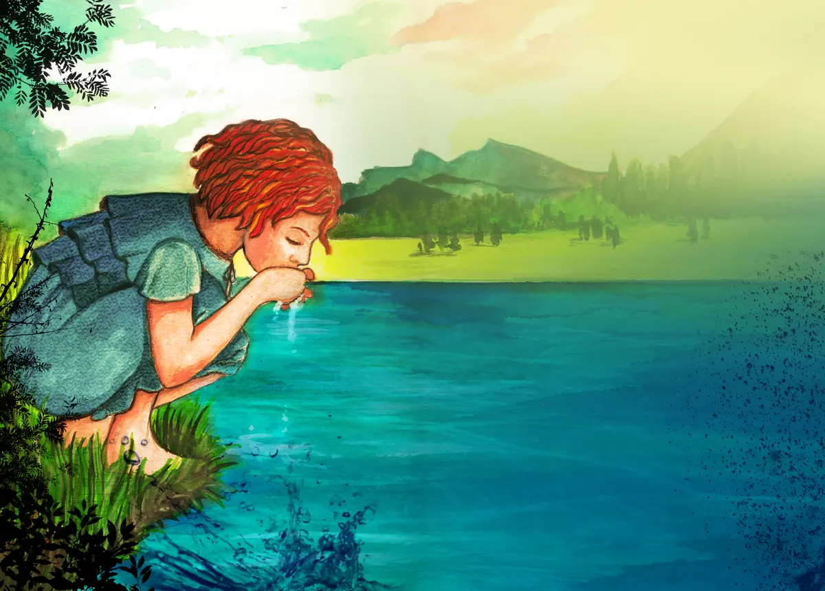 Protagonista en el río